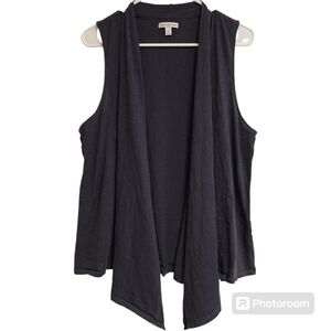 American Eagle gray sleeveless cardigan xl gray cardigan xl flowy cardigan xl